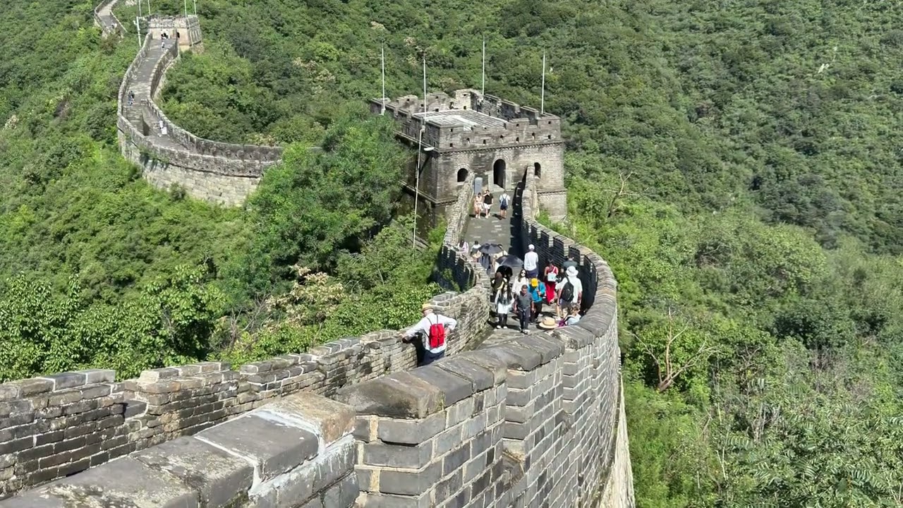 The Great Wall of China from Mu Tian Yu