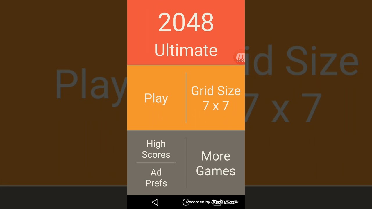 2048 Ultimate, 7X7, Challenge 300000000 pt, 3억점 도전, now 12500000(12.5m) (Enjoy the Puzzles 1967)