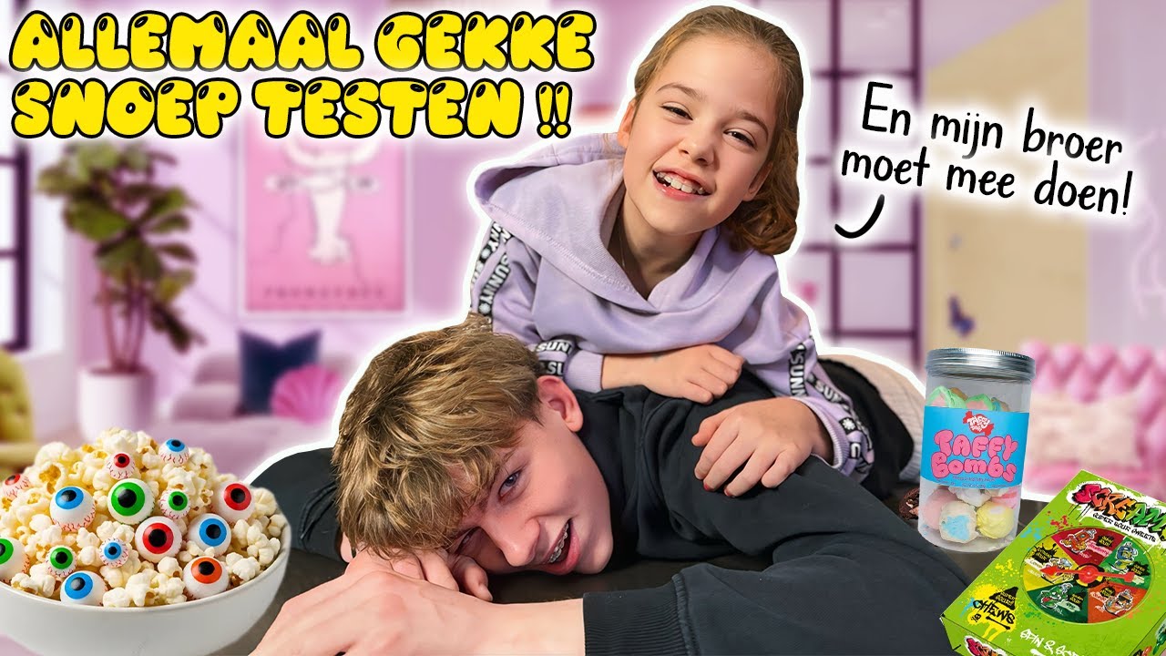 PIP GAAT VREEMDE SNOEP TESTEN MET HAAR GROTE BROER !!