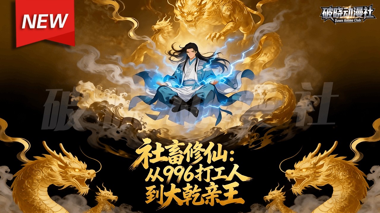 MULTISUB📢新番上线《社畜修仙：从996打工人到大乾亲王》第1~80集丨夜凌尘穿越成大乾九皇子，携混沌石灵蛰伏十六年，觉醒十倍修为返还与万法解析能力，从淬体境废柴逆袭！#漫剧 #破晓动漫社