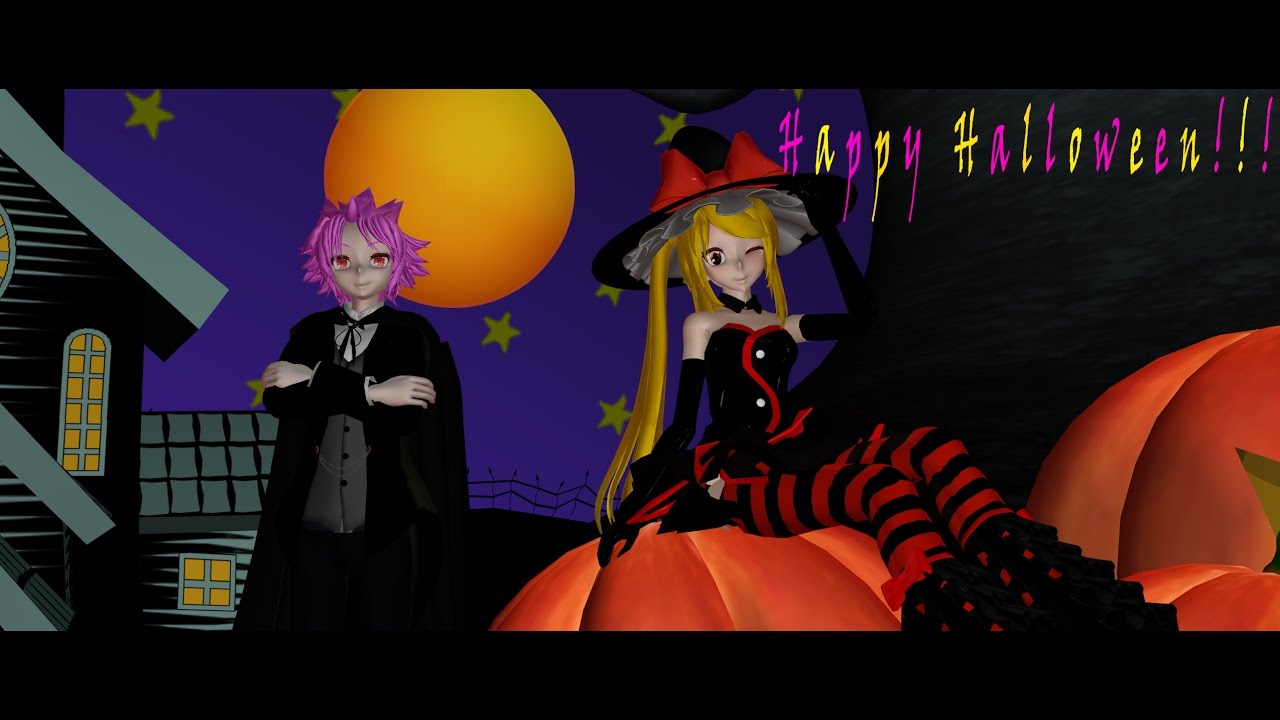 (MMD) Fairy Tail- Happy Halloween (Model DL DOWN)