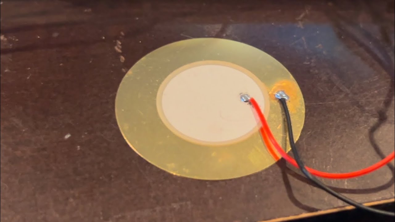 Force sensitive Hi Hat drum pad using a Piezo Disc - Diy drum synthesizer from scratch