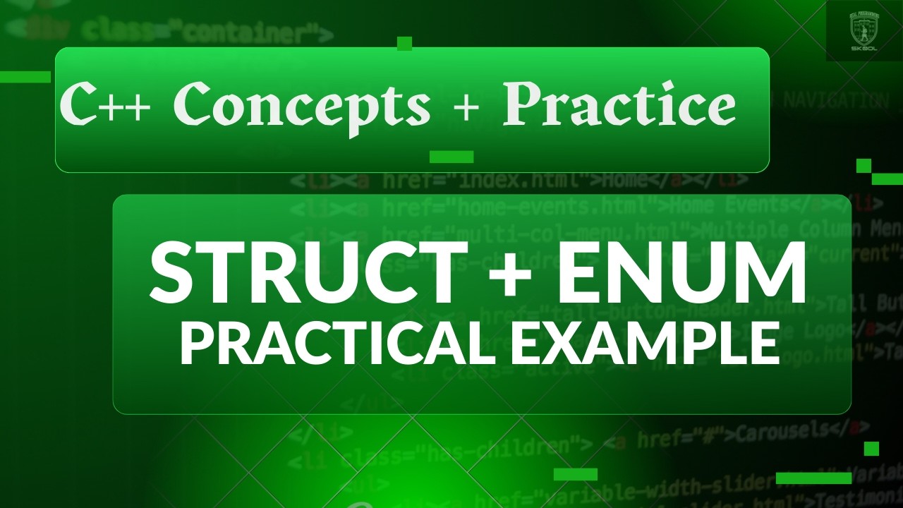 How to Use Structs and Enums Together in C++ (Practical Example)