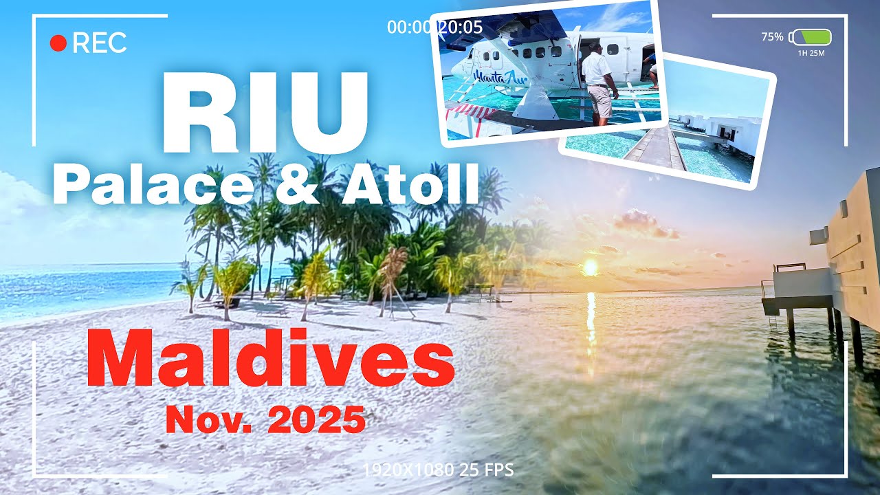 RIU Palace Maldives (5★) и RIU Atoll (4★) | ​​Прибытие на гидросамолете | Полный обзор курорта &ndash; ...