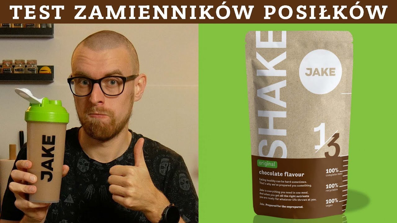 JAKE FOOD - słodszy Huel  [TEST ZAMIENNIK&Oacute;W POSIŁK&Oacute;W]