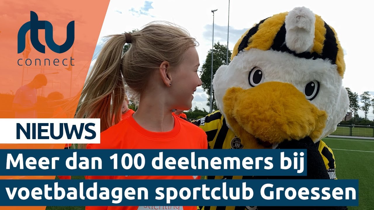 Meer dan 100 deelnemers bij voetbaldagen sportclub Groessen