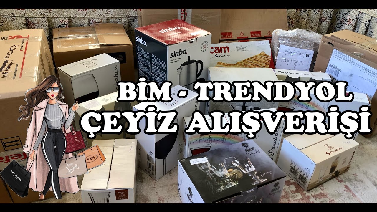DEV ÇEYİZ ALIŞVERİŞİ | KOLİ KOLİ İNDİRİM ! Bim - Trendyol - A101 - Karaca - Tefal