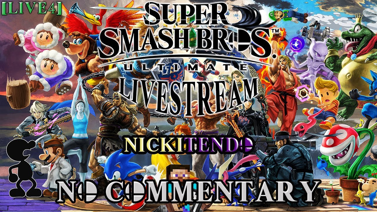 Super Smash Bros. Ultimate [Live4] 🤜🤛🤜🤛 [1440p (2K), 60FPS] ​​ID: 8YWHJ