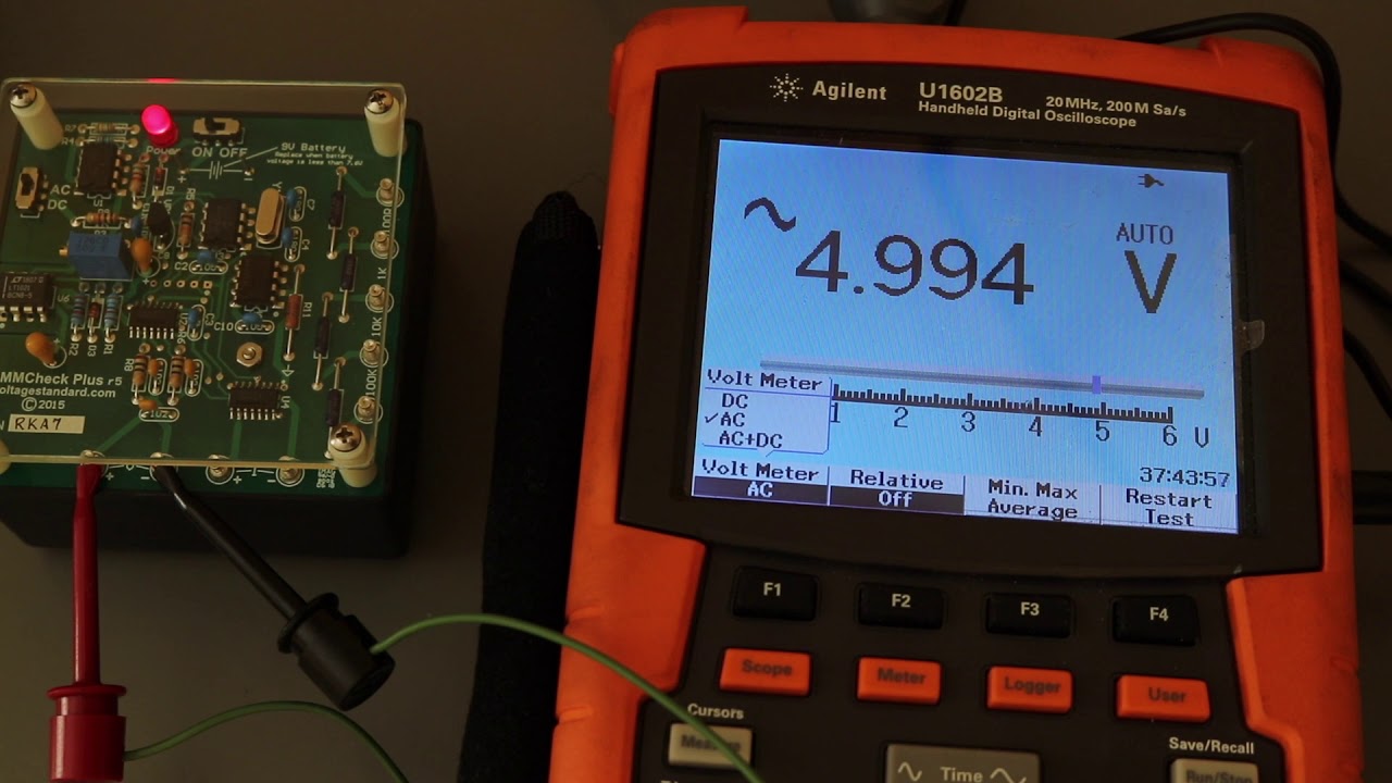 Using the Agilent U1602B DSO