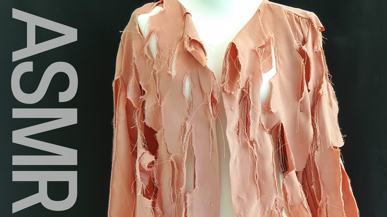 ASMR Ripping Clothes Sounds, Scissor Sounds Fabric Cutting/Ripping