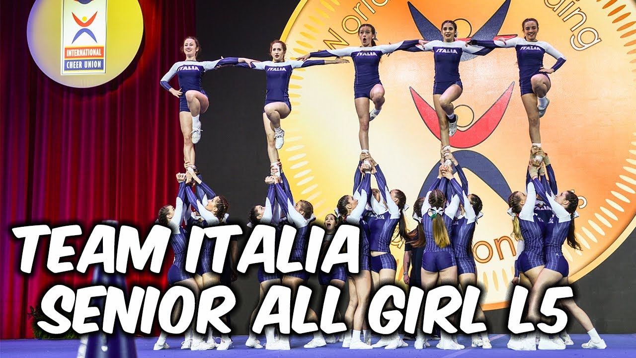 Team Italia Senior All Girl L5 // ICU Worlds 2018