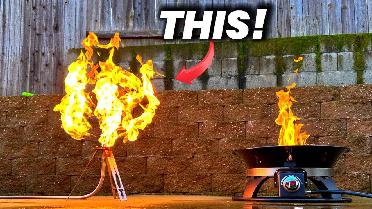 Propane Fire Pit Reinvented! Tripod Torch!
