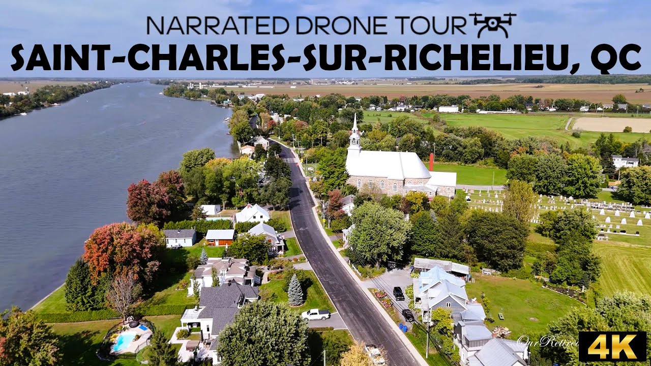 ⚜️ 🌅 Saint-Charles-sur-Richelieu, Québec! 🚁💙 4K Drone