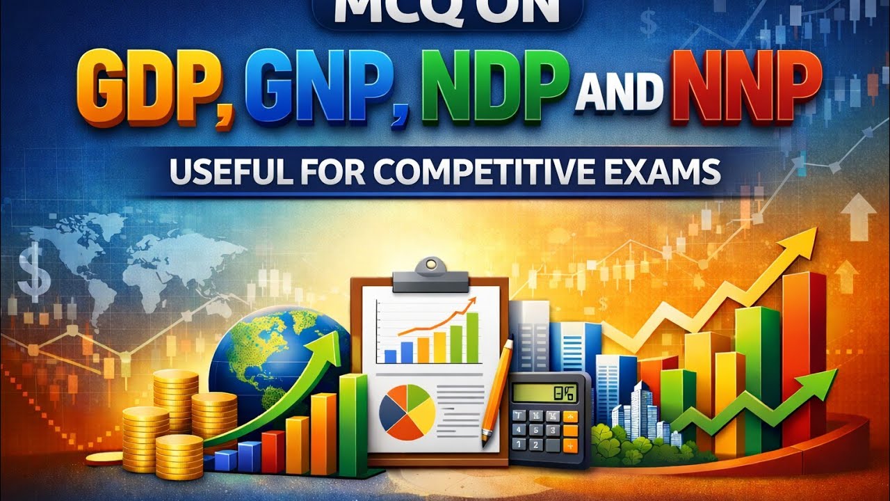 MCQ ON GDP, GNP, NDP AND NNP 