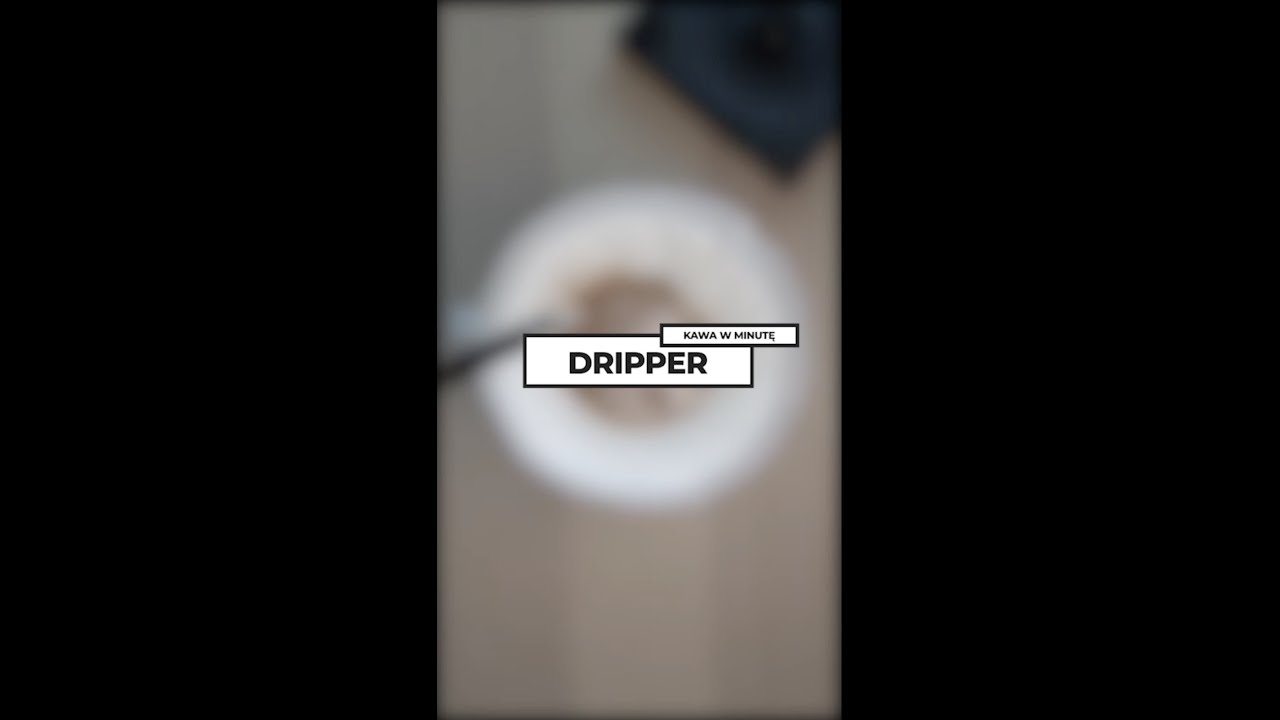 Kawa w minutę - Hario V60 - dripper