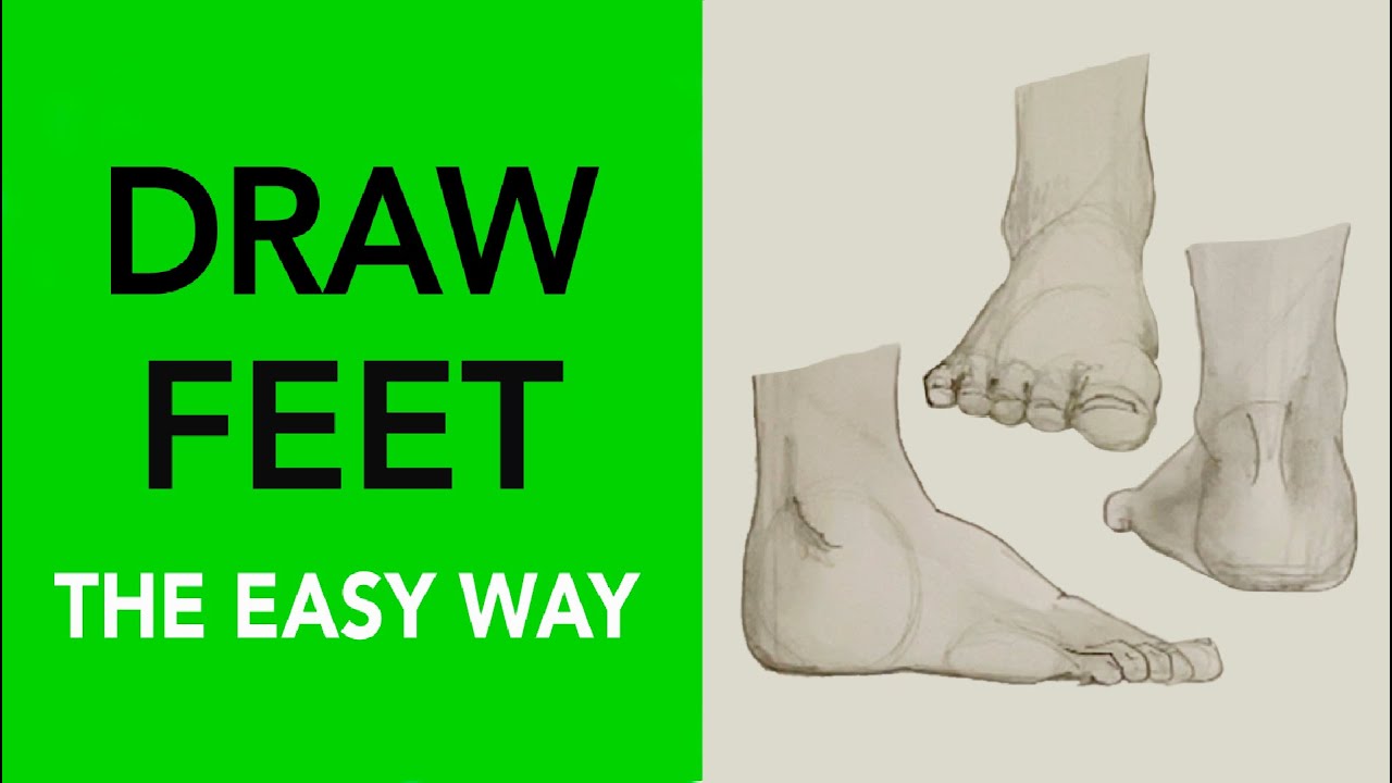 How to Draw Realistic Feet (Easy Step-by-Step Tutorial)