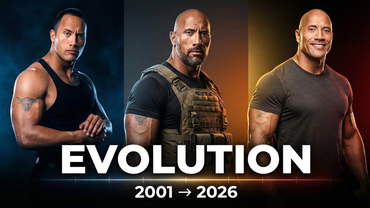 Evolution of Dwayne Johnson (2001–2026)