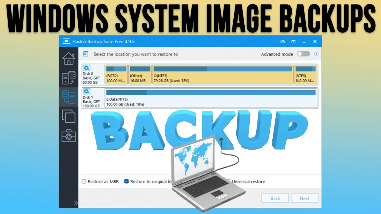 Create and Restore a Windows System Image Backup with Hasleo Backup Suite