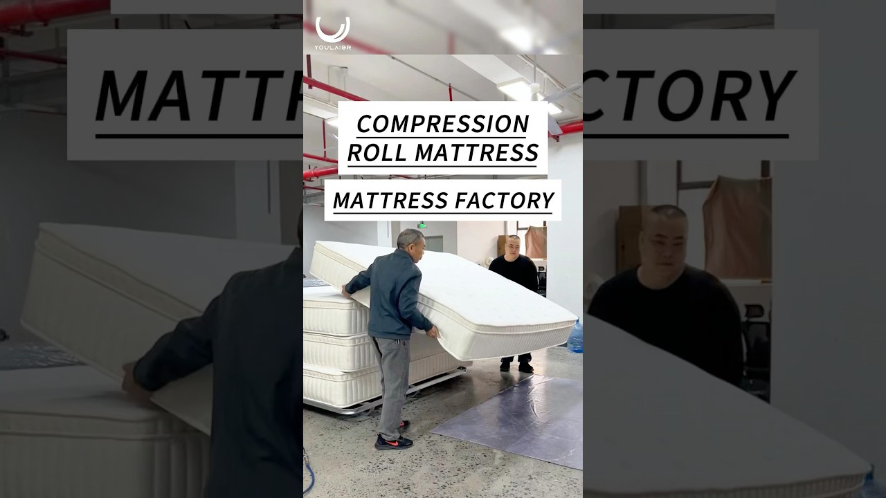 COMPRESS ROLL MATTRESS #mattress #compression #factory