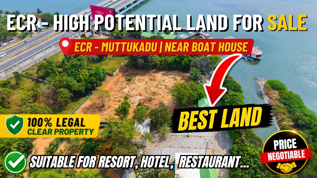 ECR Muttukadu Beach Side Land For Sale | High Returns - High Project | Premium Project #ecrland