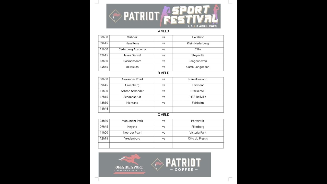 Patriot Sports Festival Day 2
