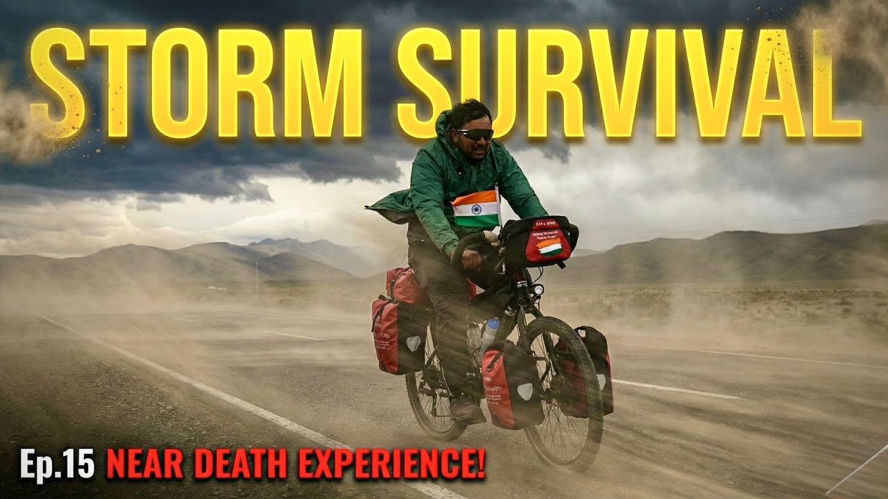 Surviving Patagonia Wind Storm Ride |  Dangerous Cycling Days | Pole to Pole Ep.15
