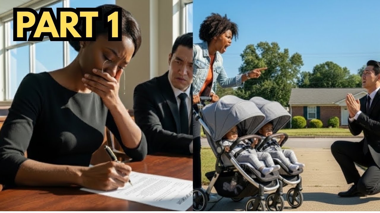 Korean Mafia Boss Mum Makes Him DIVORCE His Infertile Black Wife—Unaware She Was Pregnant With Twins