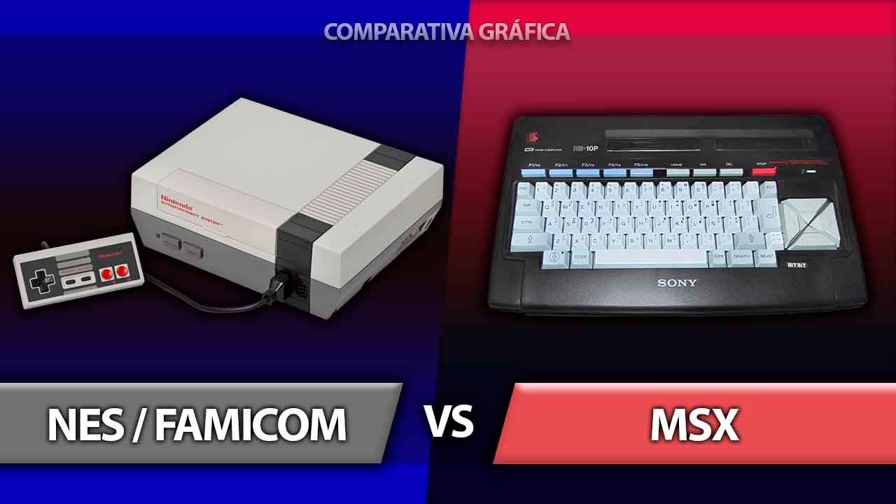Nintendo NES/FAMICOM vs MSX | Comparativa Gráfica | Graphics Comparison