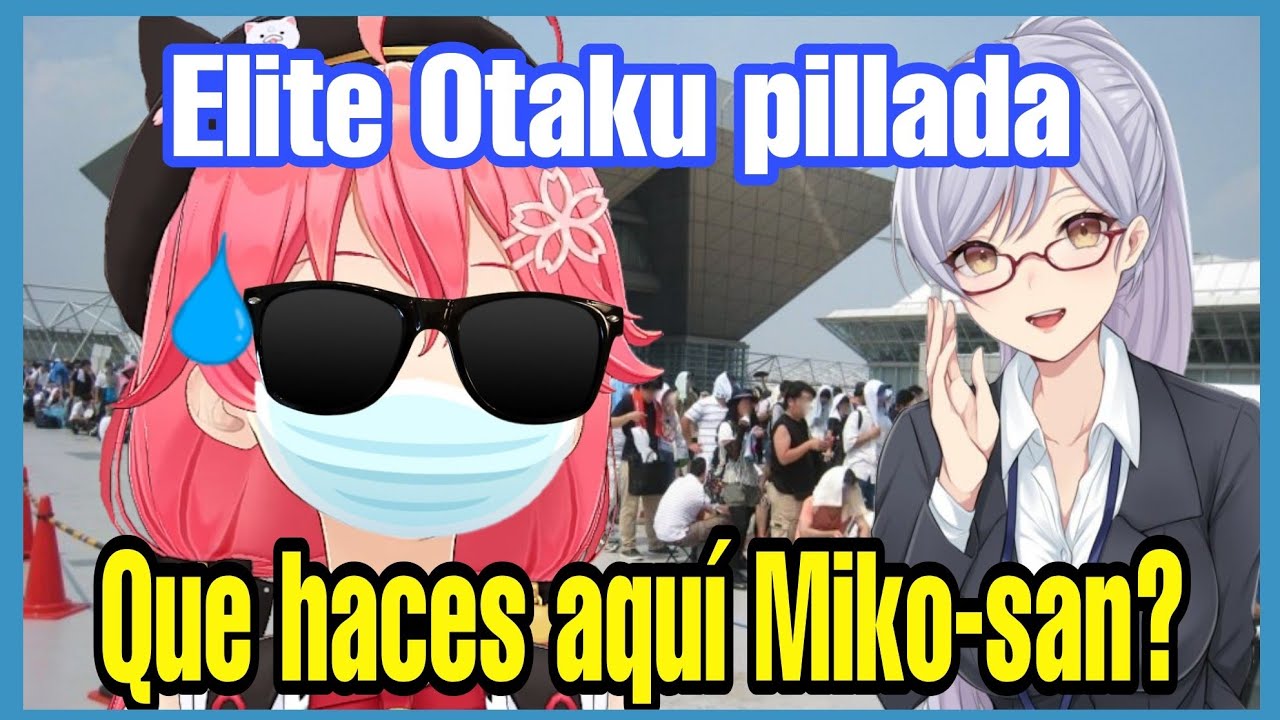 El Staff de Hololive encontró a Miko yendo a escondidas hacia la Comiket [Hololive] [Sub español]