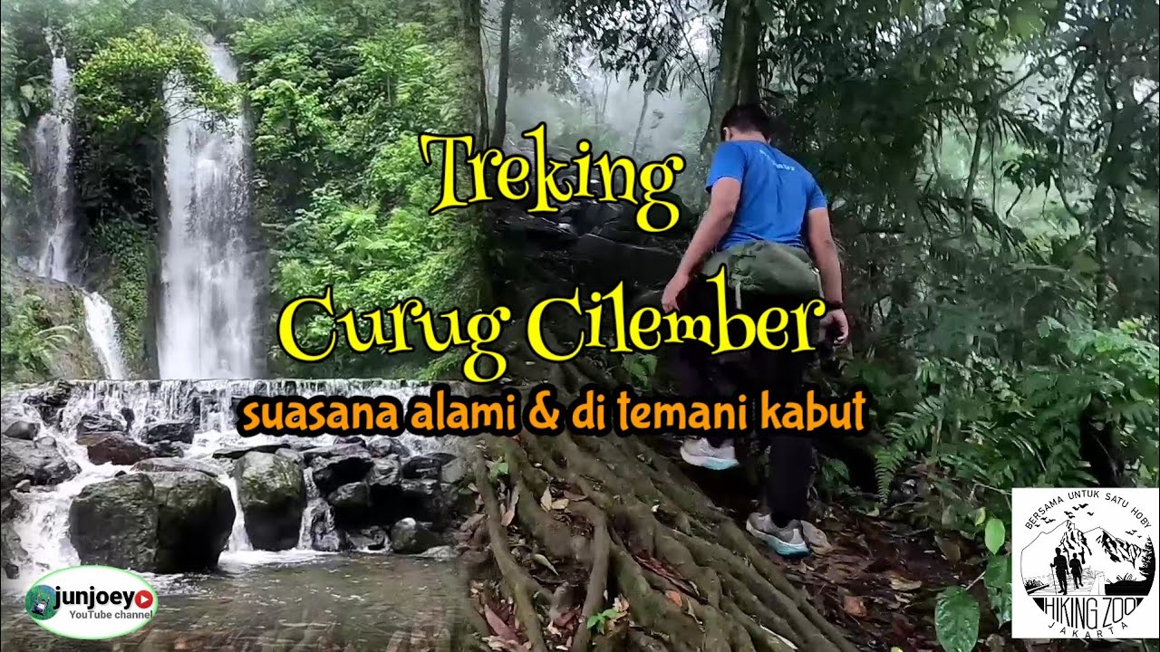 Jalur treking Curug Cilember // ada banyak Curug