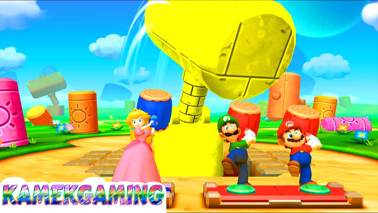 Mario Party 100 Minigames Collection Luigi Vs Mario Vs Daisy Vs Rosalina #kamekgaming