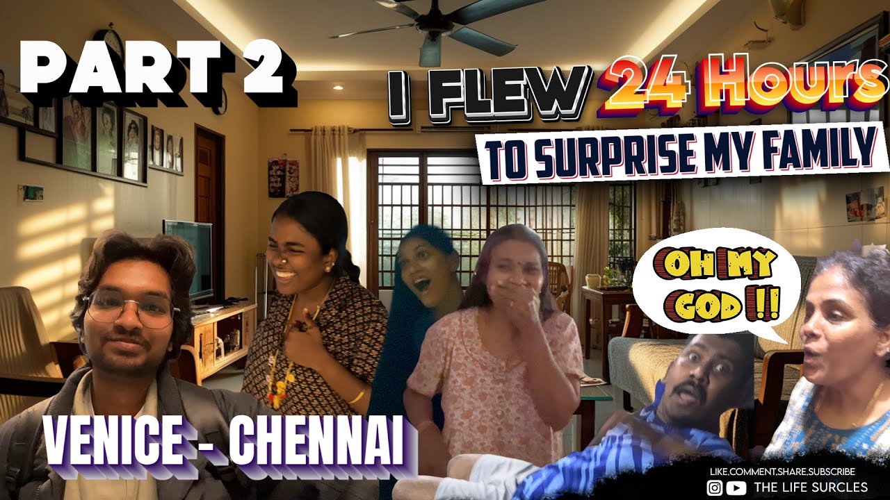 Part 2 Surprise visit to India IN from Italy IT | Life of masters student in Venice, Italy | Travel