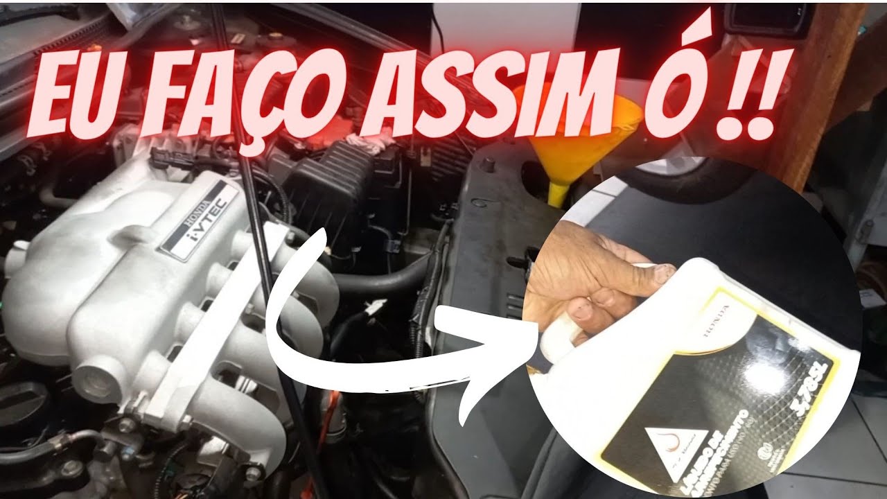 COMO EU FAÇO A LIMPEZA DE ARREFECIMENTO DOS HONDAS CITY E FIT