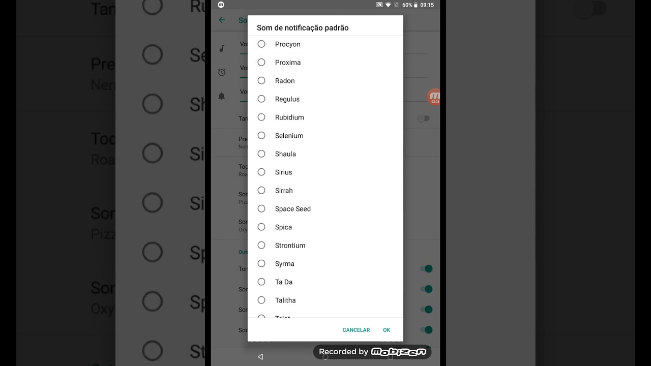 All android notifications sounds
