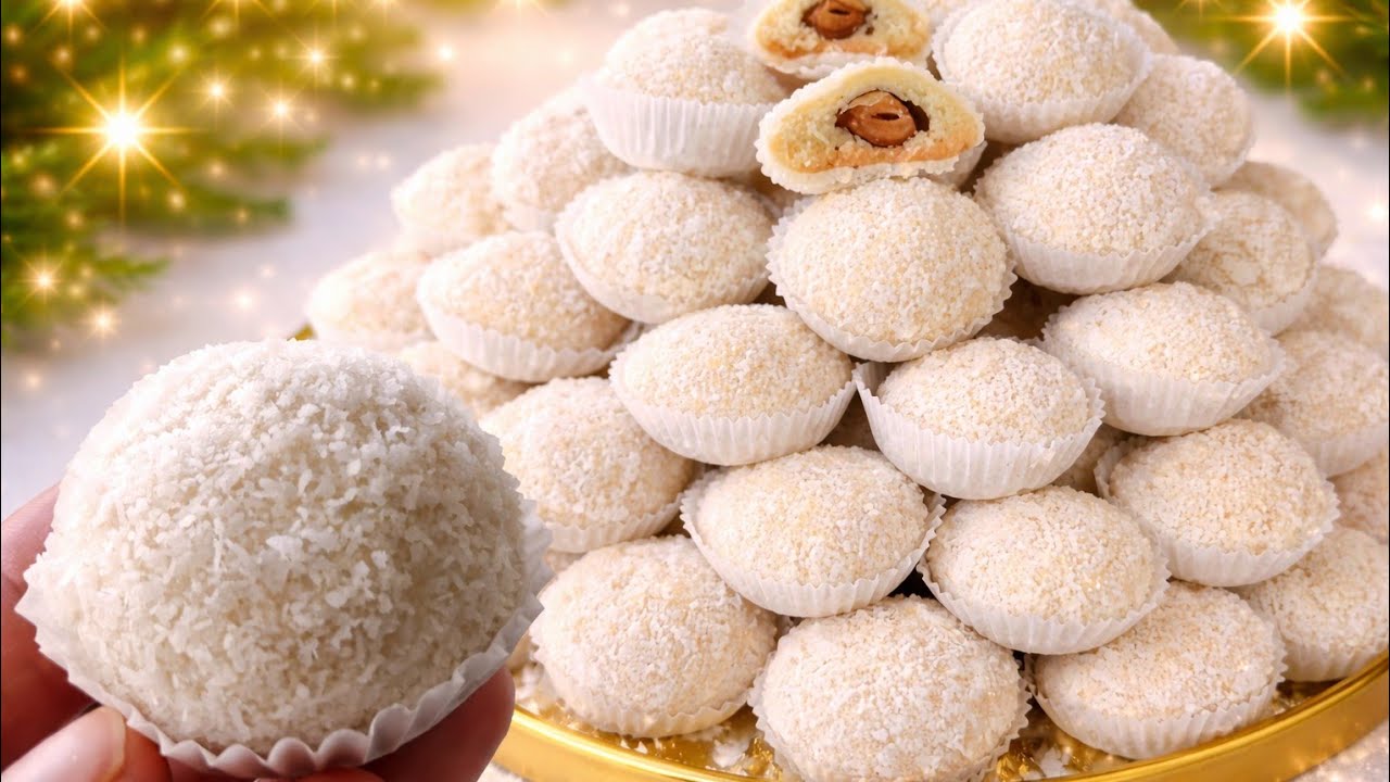 حلوى رفاييلو  الشهيرةخطيرة السهلة السريعة هشيشة اكثر 130 حبة 