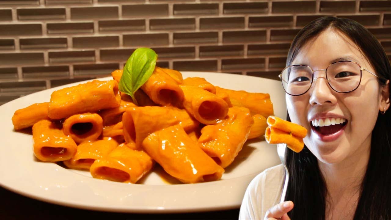 Сливочная паста Кочучжан 🍝 (острый корейский сливочный соус)