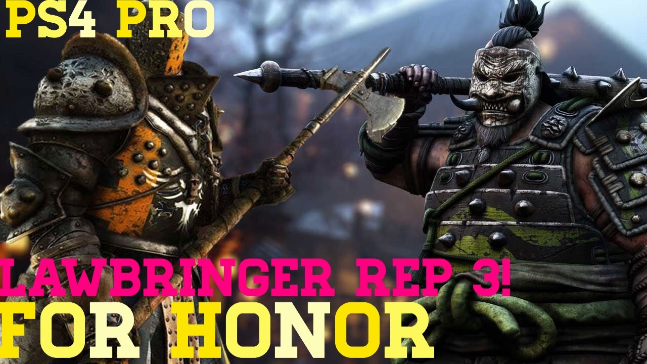 For honor PRESTIGE 3 LAWBRINGER HEROIC GEAR SHOWCASE!!! (PS4 PRO)