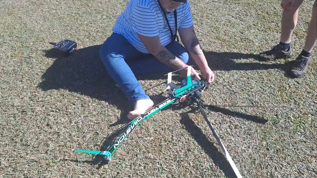 Big [ CRASH ] Goblin raw 580 Maiden flight