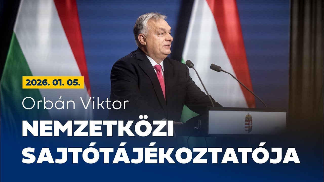 Orbán Viktor nemzetközi sajtótájékoztatója, élőben: