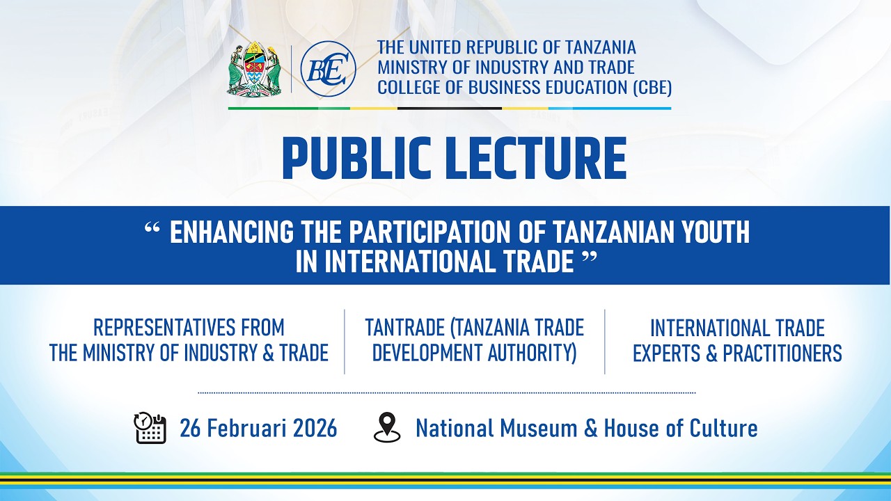 Public Lecture | Enhancing the Participation of Tanzanian Youth in International Trade