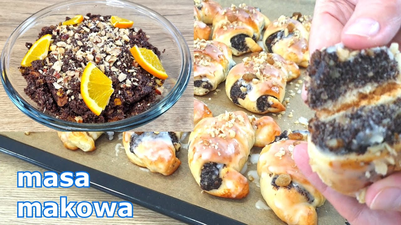 Idealna masa makowa z mielonego suchego maku, do rogali, bułeczek, ciast, makowc&oacute;w 👌 szybka i łatwa