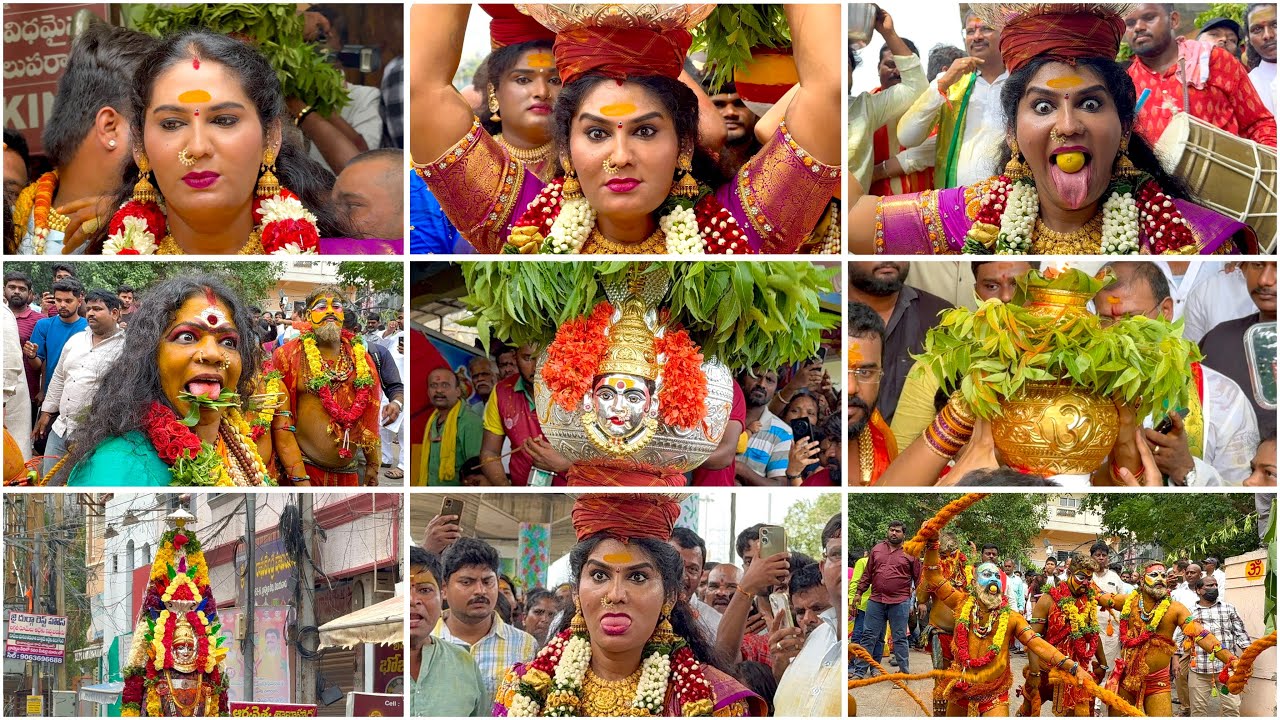 Jogini Shyamala Bonam at Vijayawada Kanaka Durga Temple | Jogini Shyamala Devi Sigam | Bonalu 2025