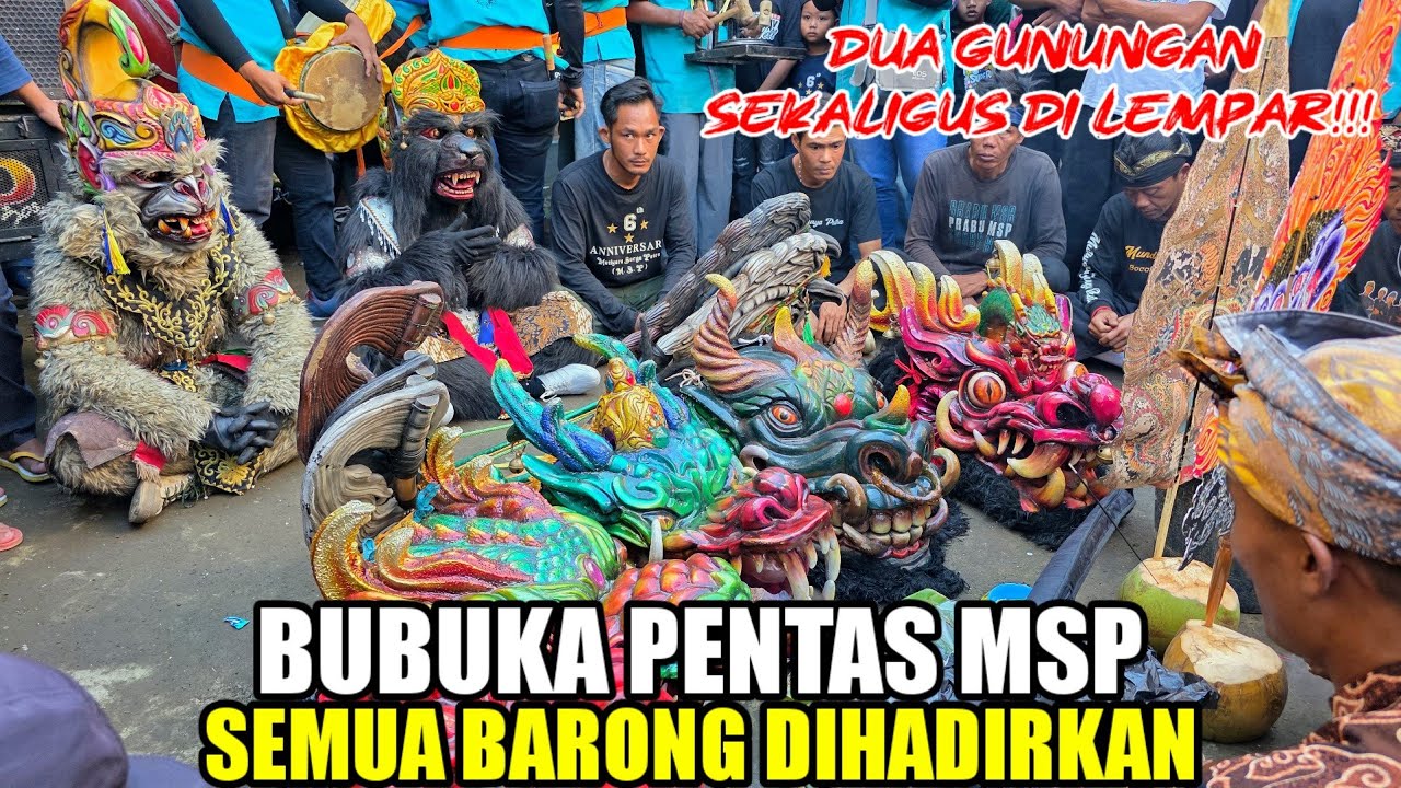 BUBUKA KUDA LUMPING MSP DI SAPAN❗️❗️GRANDONG BARONG DIHADIRKAN SEMUA 💥 LEMBUR KURING