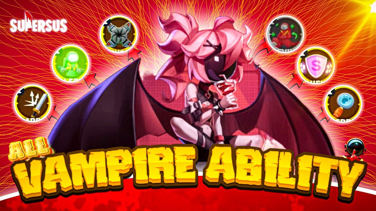 VAMPIRE ALL ABILITIES GAMEPLAY 🦇🔥 || SUPER SUS HINDI GAMEPLAY || MAVERICK GAMER