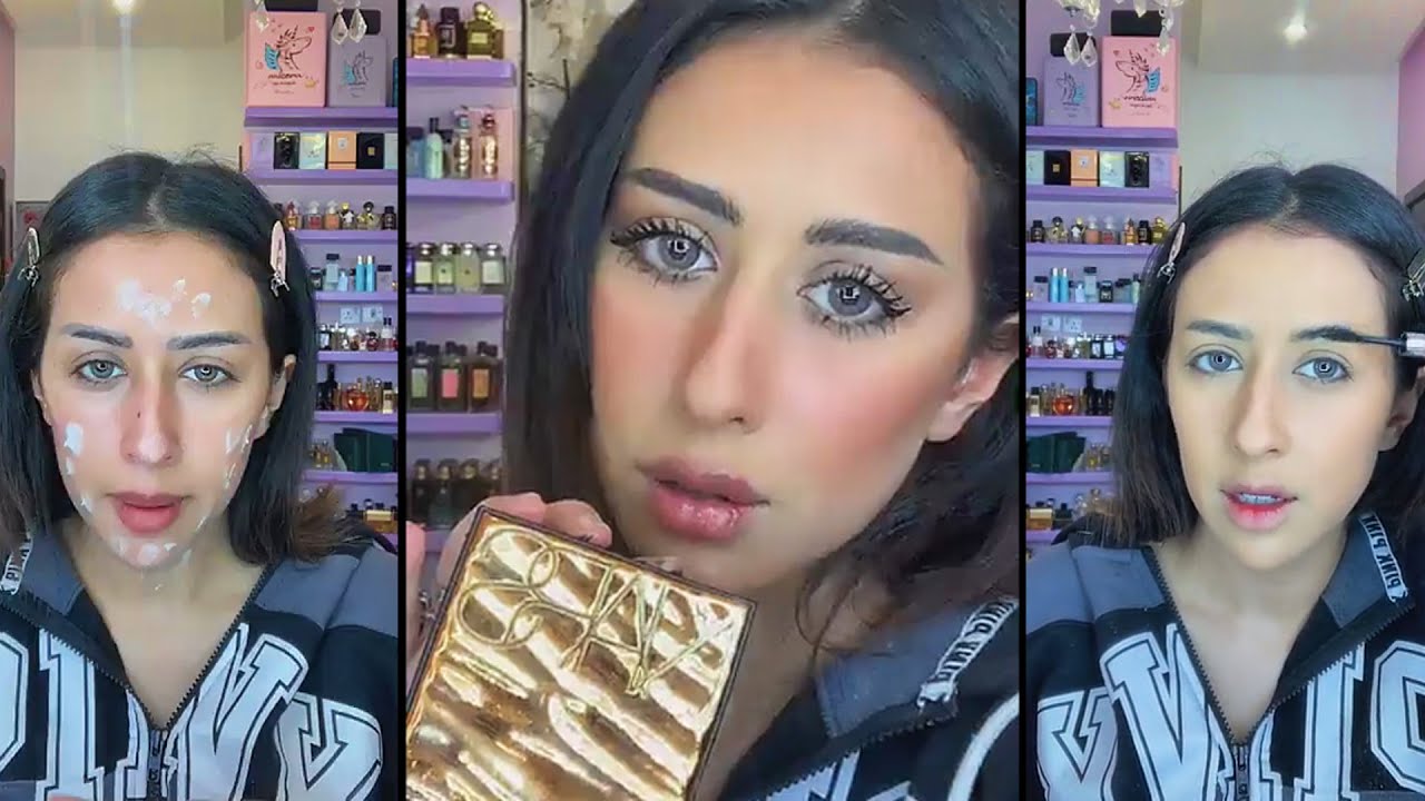 فرح الهادي تتوريال ميك اب لوك برونزي للصيف💄