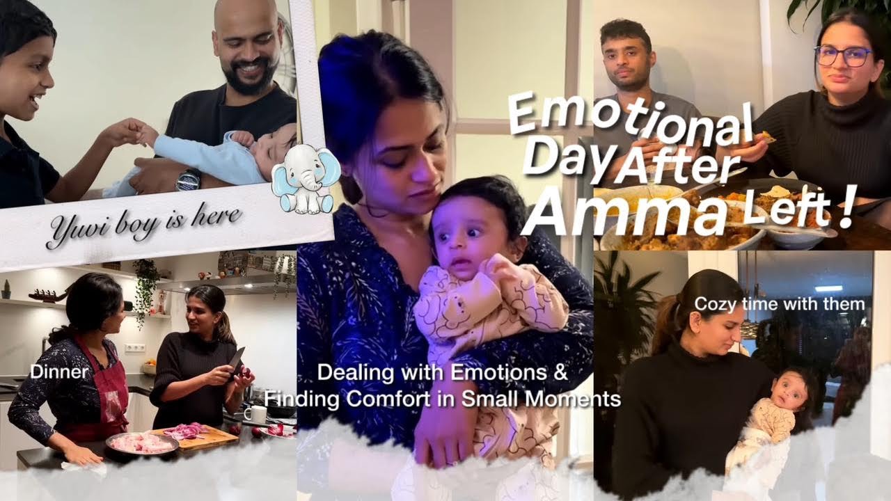 After Amma Left ✈️ | From Heavy Hearts to Healing Moments 🥹 Cozy Time with Aishu, Vishnu & Yuv boy