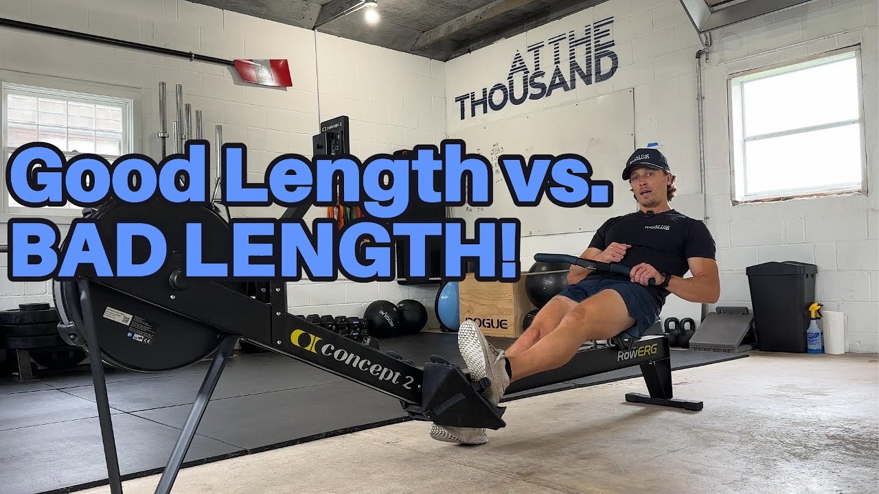 Longer strokes are making you slower! GOOD length vs. BAD Length when rowing.