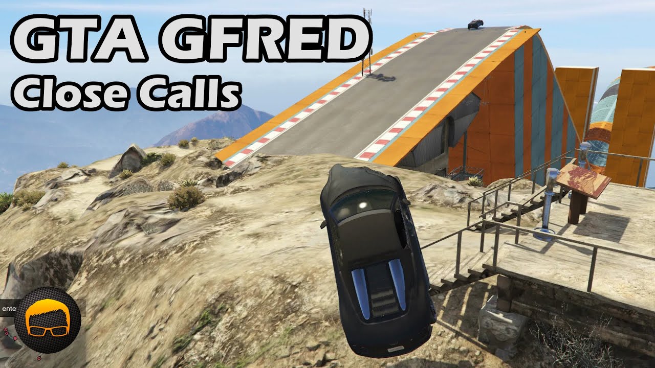 Close Calls On Stuntfred - GTA 5 Gfred №57