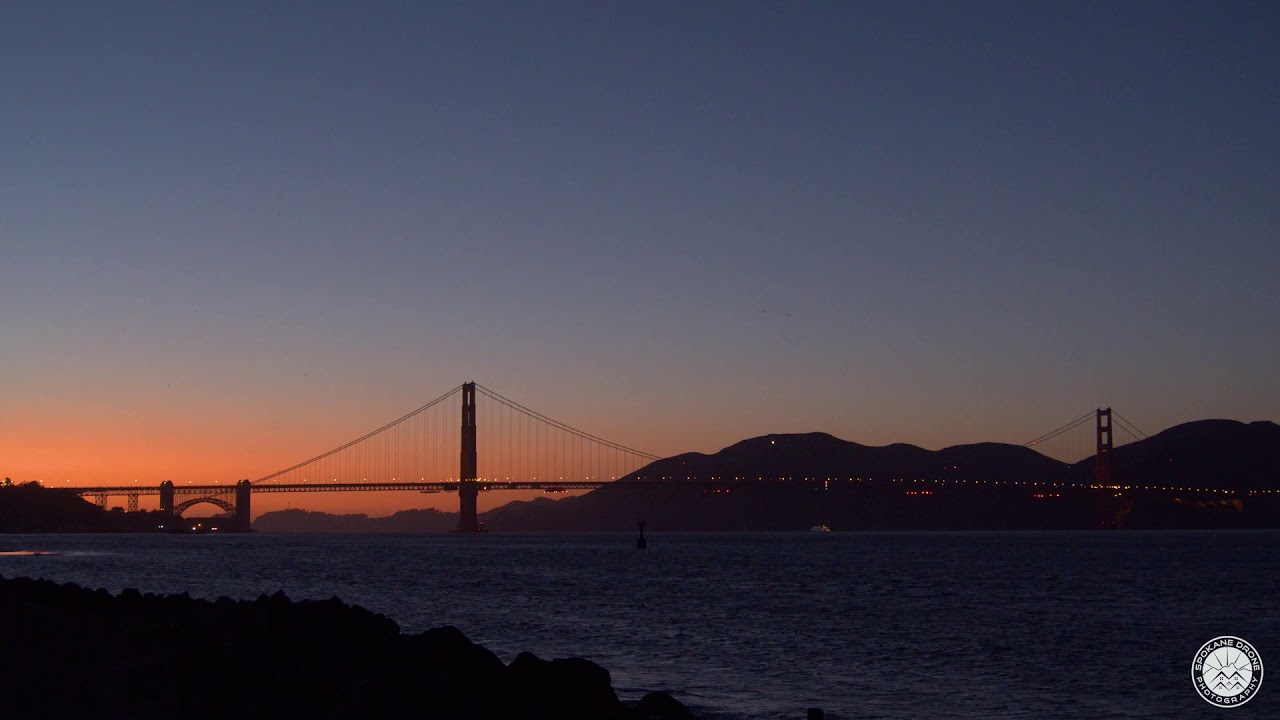 Sunset Time Lapse at the Golden Gate Bridge in San Francisco
