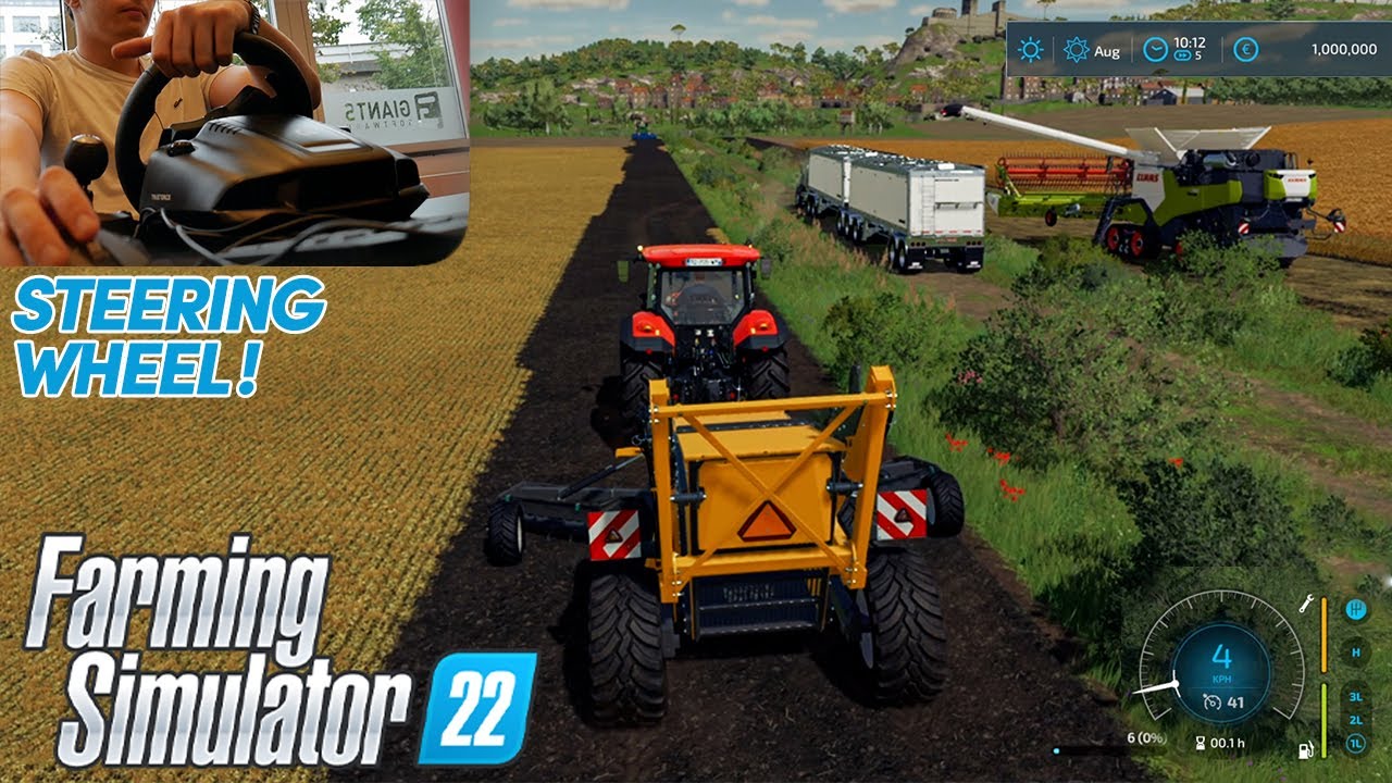FS22 ЭКСКЛЮЗИВНЫЙ ГЕЙМПЛЕЙ | Сбор и выращивание в студии Giants Software